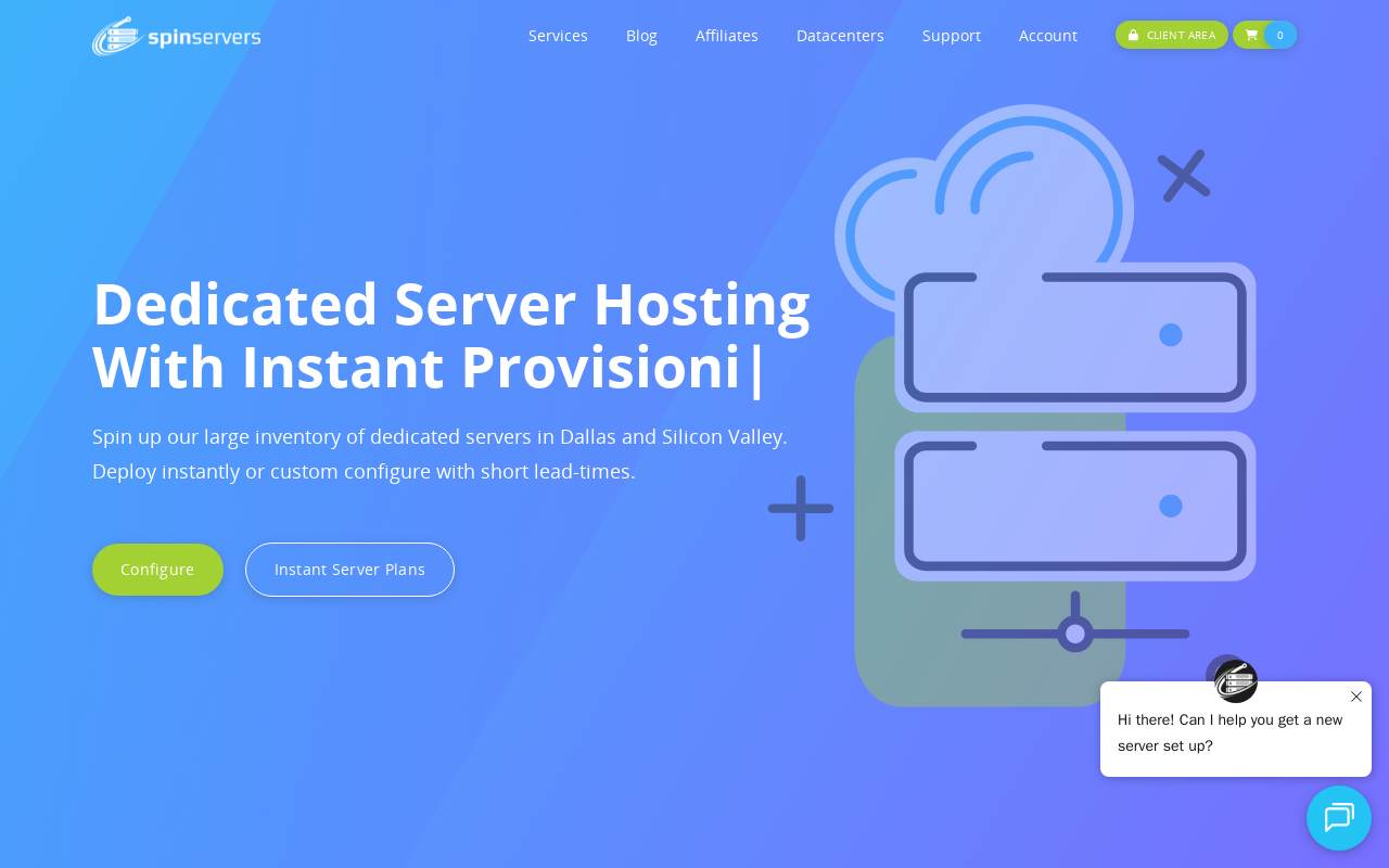 Spinservers 官网截图